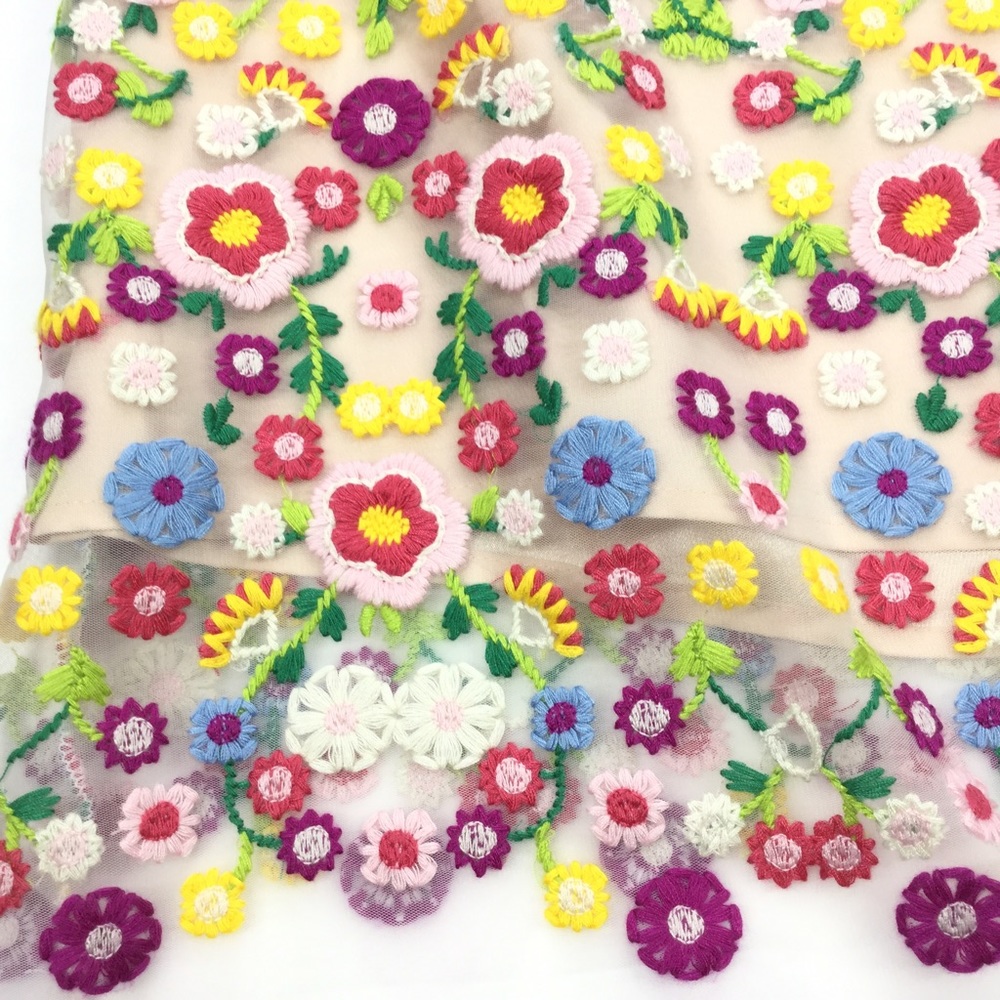 Eva Franco Embroidered Floral skirt, NWT, 8